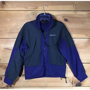 Marmot Fleece Full Zip Jacket Coat Womens Size Medium Hiking Trail Outdoors
